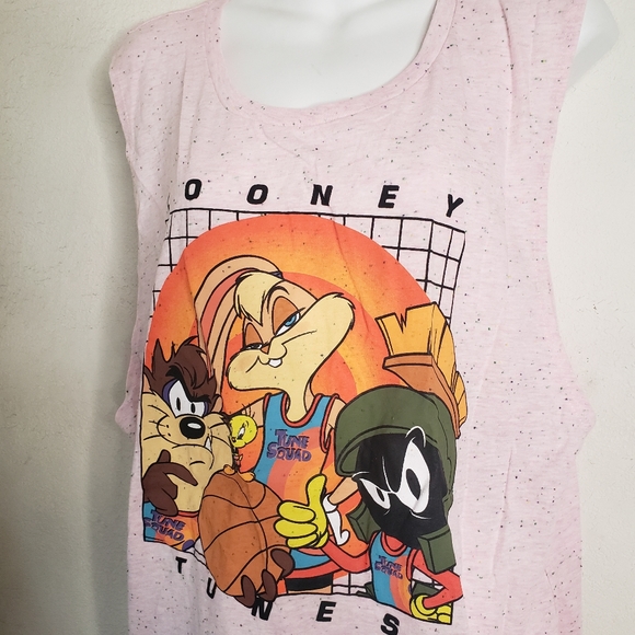 #101 NEW Space Jam Looney Tunes Tank Top Size XXL - Picture 2 of 5